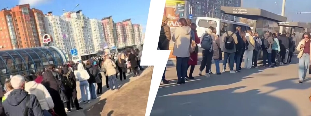 «Домой хочется побыстрее» — Огромные очереди около станции метро «Уручье» опубликовали в TikTok. Комментаторы потребовали объяснений — Видео