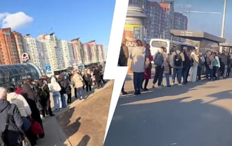 «Домой хочется побыстрее» — Огромные очереди около станции метро «Уручье» опубликовали в TikTok. Комментаторы потребовали объяснений — Видео