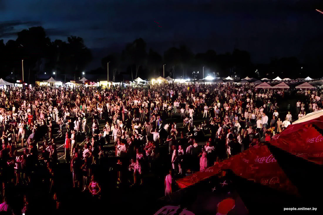 Более 20 тысяч зрителей собрал рок-фестиваль «Солнцестояние» в Пружанах