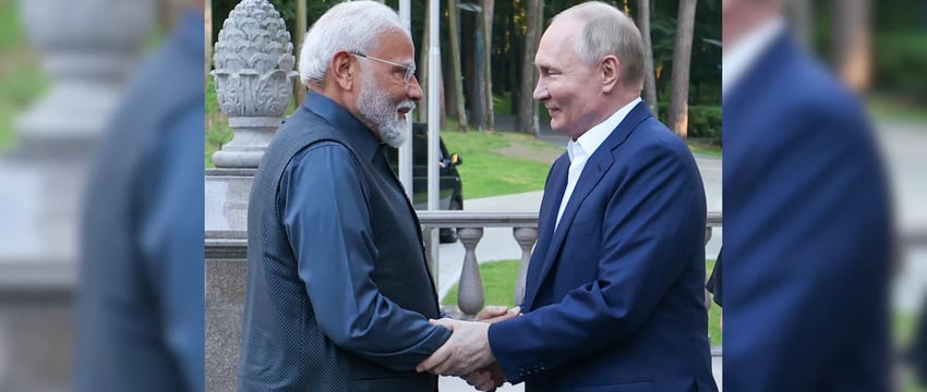 Путин принимает премьер-министра Моди в своей официальной резиденции для "личной встречи"
