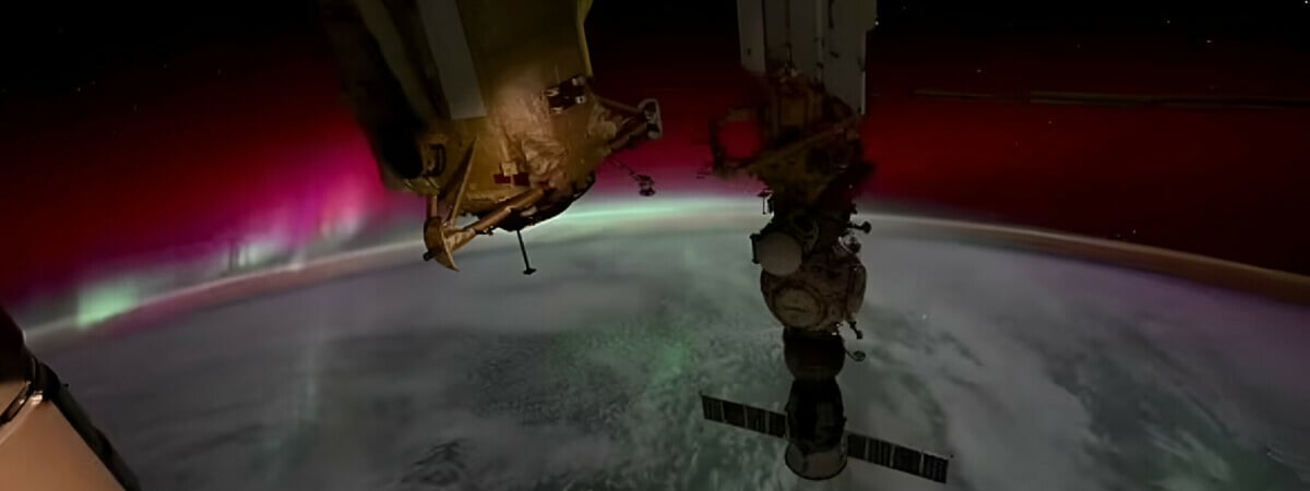 Астронавт NASA показал, как выглядит северное сияние из космоса — Видео