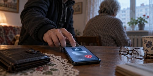В Волковыске молодой гость тайно установил банкинг на телефон пенсионера и похитил его сбережения
