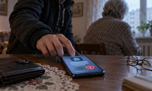 В Волковыске молодой гость тайно установил банкинг на телефон пенсионера и похитил его сбережения