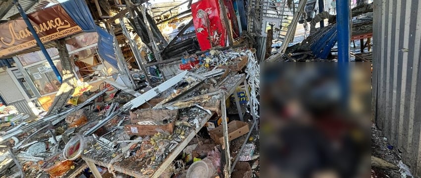 В Донецке в результате обстрела рынка погибли 18 человек