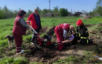 Несчастный случай с пенсионером в Россонском районе