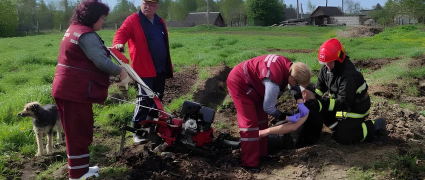 Несчастный случай с пенсионером в Россонском районе