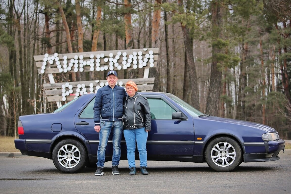 Белорус показал очень редкий Saab 9000