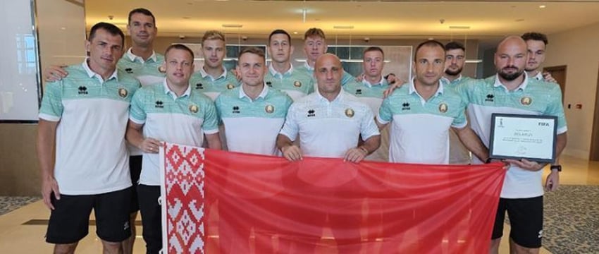 Сборная Беларуси стартовала с победы на чемпионате мира по пляжному футболу