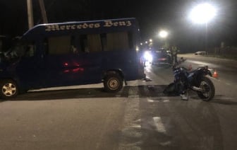 В аг. Ольшаны 17-летний бесправник на мотоцикле попал в ДТП