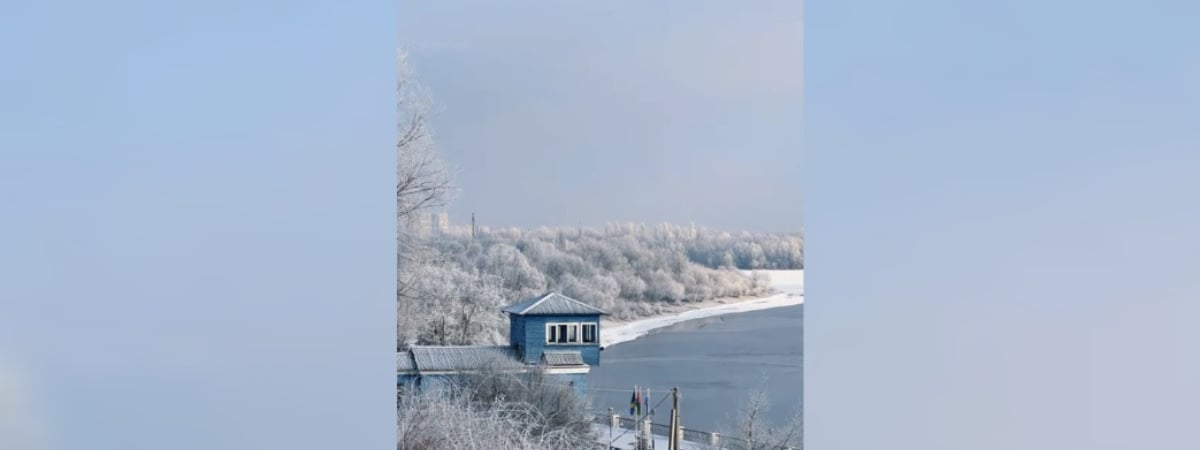 «Правда только на одно утро» — В TikTok показали, как выглядит «настоящая зима» в Гомеле — Видео