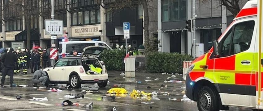 Машина въехала в толпу людей в Мюнхене