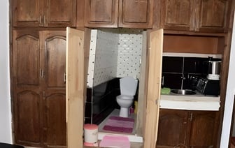Кухня в туалете, унитаз в шкафу. В Минске предложили снять необычную однушку — Фото
