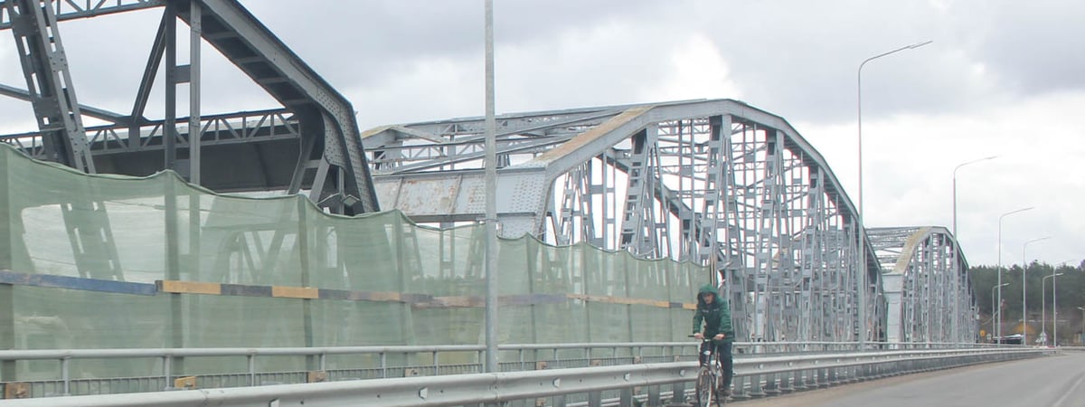 Фотофакт. Как в Мостах выглядит развязка и мост через Неман