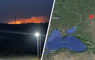 Дроны атаковали российский военный аэродром в 450 км от границы с Украиной — Видео