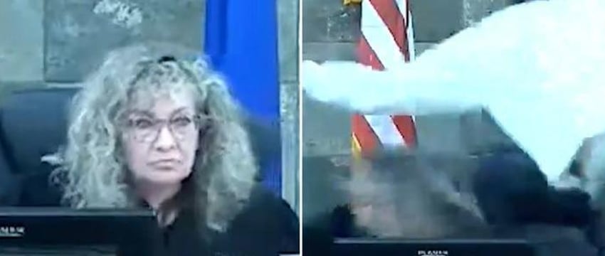 С криками «к черту!» мужчина набросился на судью в Лас-Вегасе