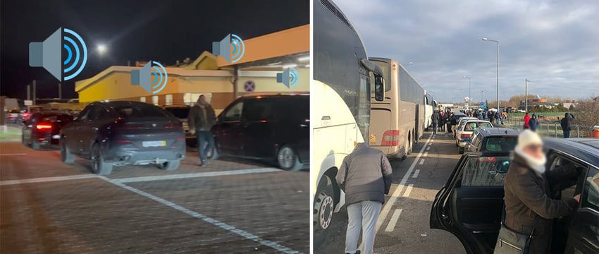 40 часов в очереди — новая реальность в Тересполе. Водители от отчаяния стали сигналить пограничникам