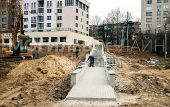 На Дубровенке появился долгожданный спуск без ступеней