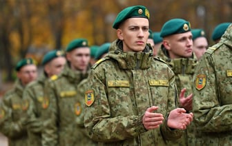 В Гомеле проводили в запас пограничников срочной службы