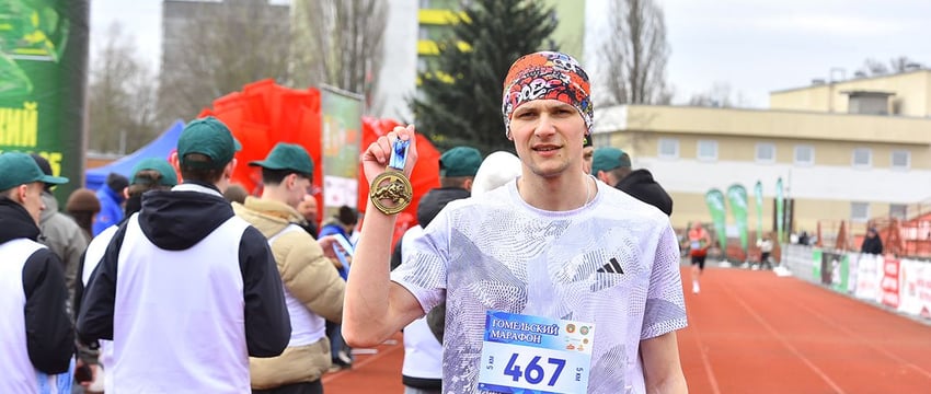 Победитель Гомельского марафона рассказал, ради кого прибежал первым