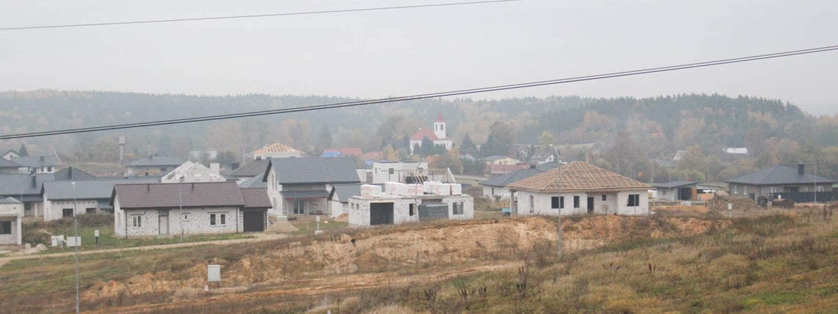 В поле вырос целый город — посмотрите, как сейчас выглядит частный сектор под Гродно