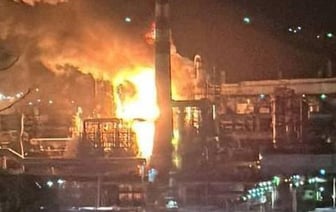 В Туапсе был пожар на НПЗ и воздушная тревога