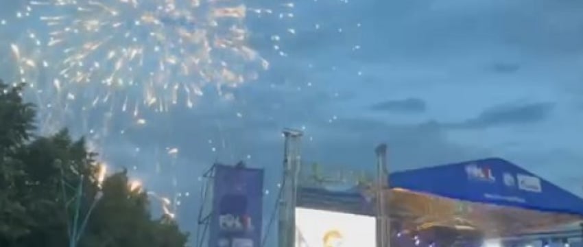 Праздничная атмосфера в Бресте: Фейерверк и концерт группы «Браво»