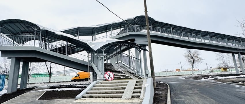 Пешеходный мост в центре Гомеле откроют к Первомаю