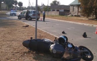 В Каменце водитель Ford при повороте сбил мотоциклиста