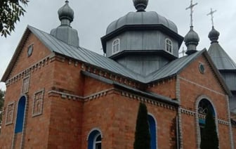 Церковь загорелась под Столином