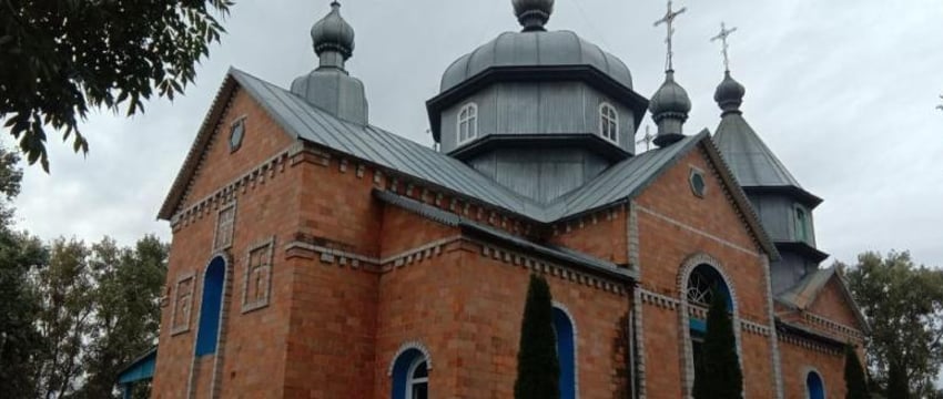 Церковь загорелась под Столином