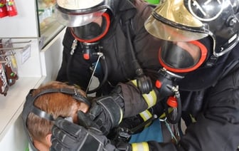 Брестские спасатели провели учения на АЗС «Татбелнефтепродукт»