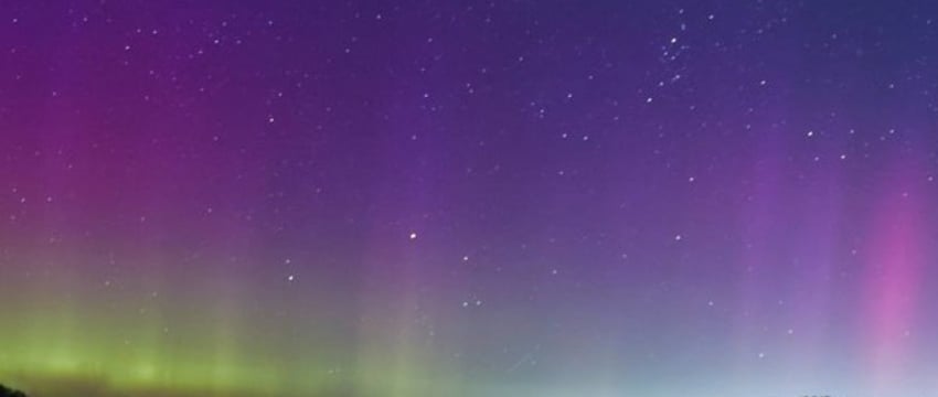Небо над Беларусью украсили Персеиды и северное сияние - посмотрите видео