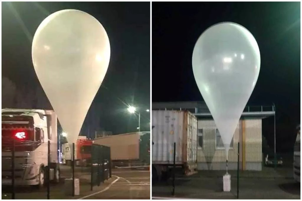 Провал контрабандистов: шар с сигаретами приземлился прямо в пункте пропуска