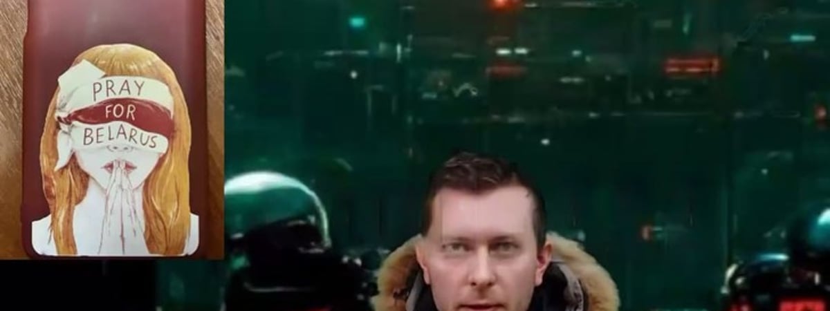 Силовики задержали пловца за чехол на телефоне с надписью «молитесь за Беларусь»