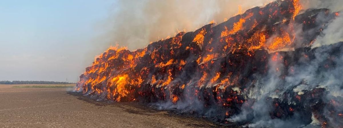 Горели солома, авто и балкон — какие пожары произошли в Гродненской области