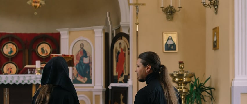 Светлый праздник Рождества. Фоторепортаж с торжественного богослужения в Богоявленском соборе Полоцка