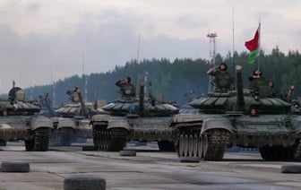 Подготовка к военному параду в Беларуси