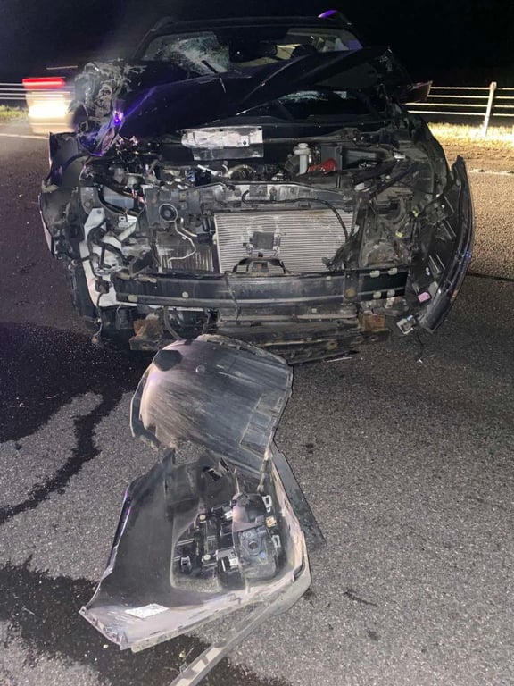 Пьяная женщина с ребенком попала в ДТП на трассе М-1