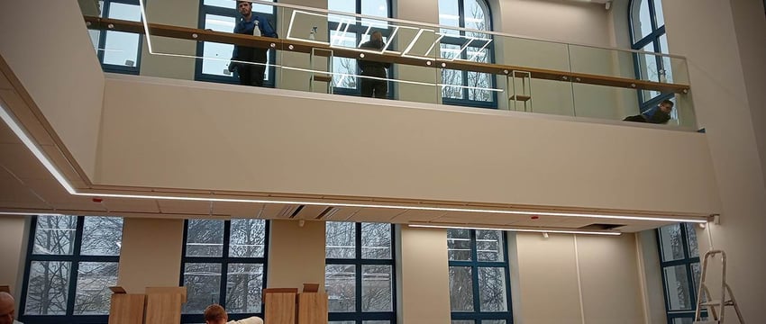 Работы близятся к завершению — посмотрели, как выглядит внутри новый еврейский молодежно-просветительский Центр на Ленинской в Могилеве