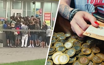 «Деньги поднимают хорошие» — В Гомеле заметили очередь в 6 утра перед магазином. За чем стояли? — Видео