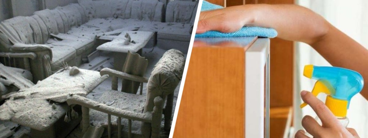 Этот раствор не даст пыли оседать на мебели со скоростью света. Как приготовить за 5 минут? — Полезно