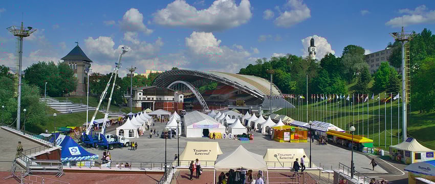 Затраты на аренду павильонов для Форума регионов во Витебске