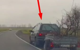 В Столинском районе ГАИ поймала водителя, который был пьян и угнал машину — видео