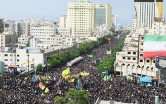 Похороны президента Ирана в Мешхеде