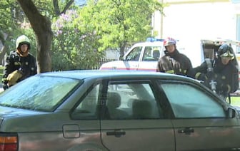 Пожар в Бресте: короткое замыкание в электропроводке Passat