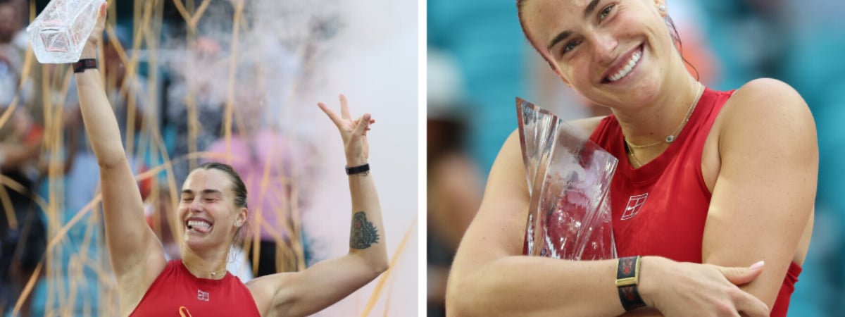 Соболенко впервые одержала победу на турнире WTA-1000 в Майами — Видео