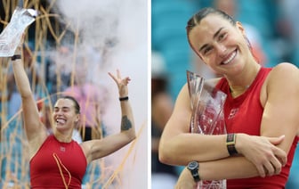 Соболенко впервые одержала победу на турнире WTA-1000 в Майами — Видео