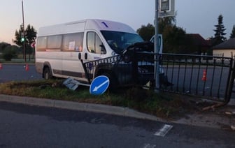 В Бресте маршрутка попала в ДТП