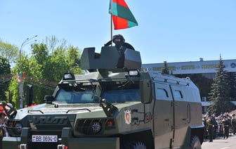 Парад в Гомеле в честь 79-й годовщины Победы