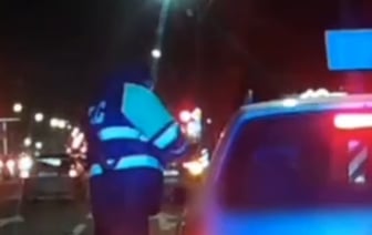 В Бресте сотрудники ГАИ задержали пьяного водителя — видео